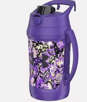 Under Armour UA Playmaker 64 oz. Printed Insulated Jug In Purple Python